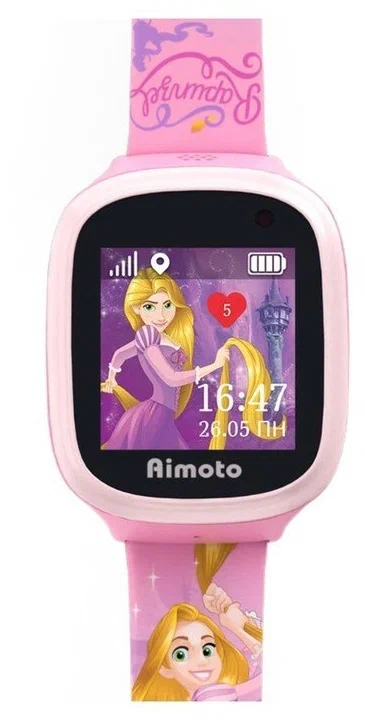 Детские смарт-часы Aimoto с GPS Disney Рапунцель в Челябинске купить по недорогим ценам с доставкой